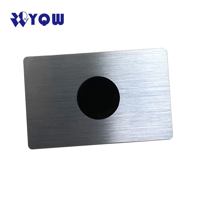 High Quality Metal Business Card/Stainless Steel Card/Blank Black Card